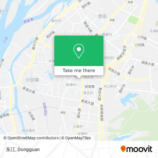 东江 map