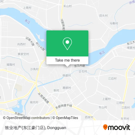 致业地产(东江豪门店) map