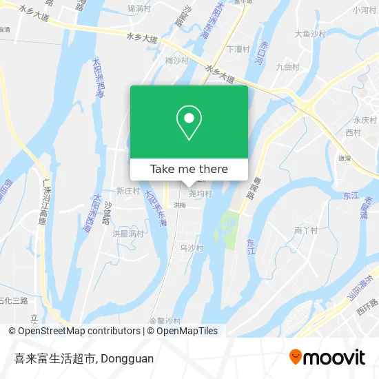 喜来富生活超市 map