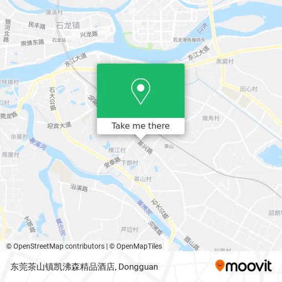 东莞茶山镇凯沸森精品酒店 map