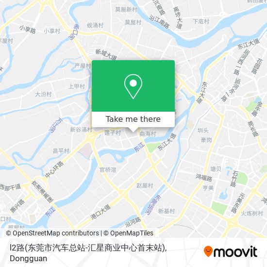 l2路(东莞市汽车总站-汇星商业中心首末站) map
