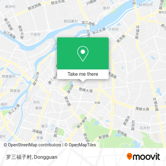 罗三福子村 map