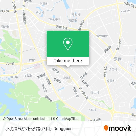 小坑跨线桥/松沙路(路口) map