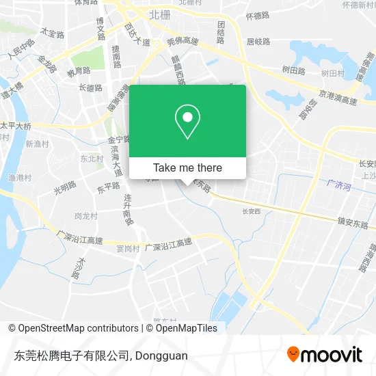 东莞松腾电子有限公司 map