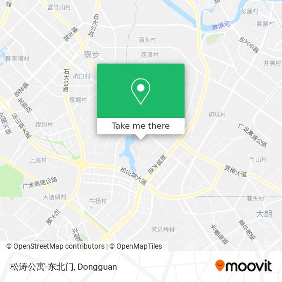 松涛公寓-东北门 map