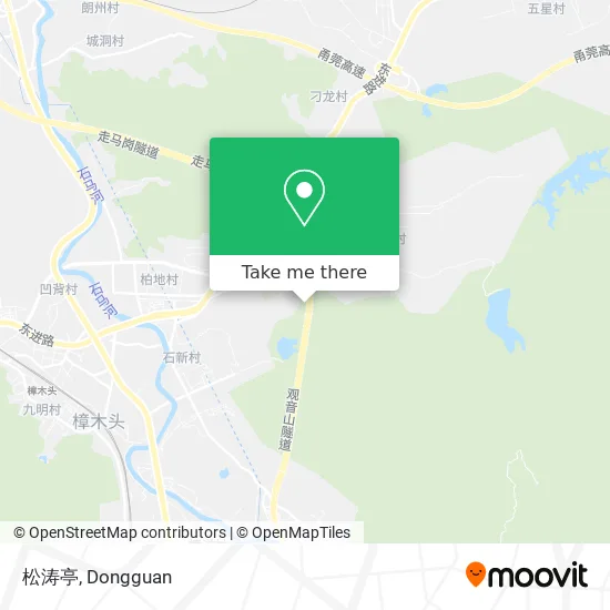 松涛亭 map