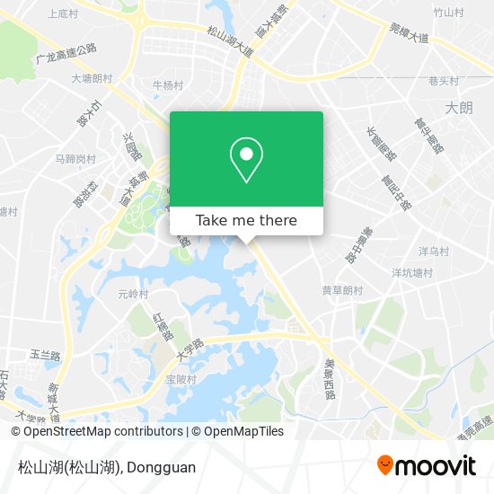 松山湖 map