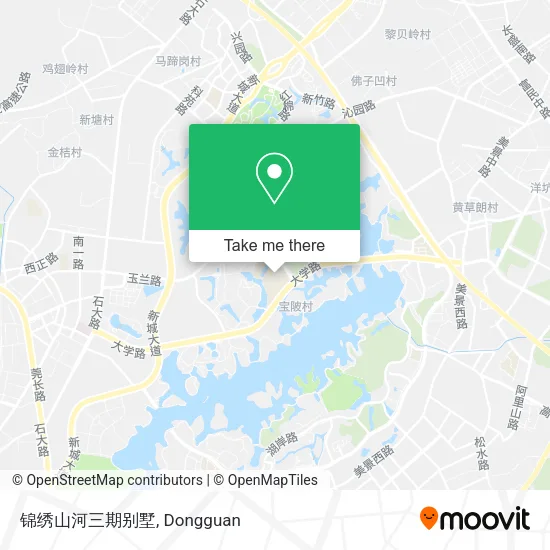 锦绣山河三期别墅 map