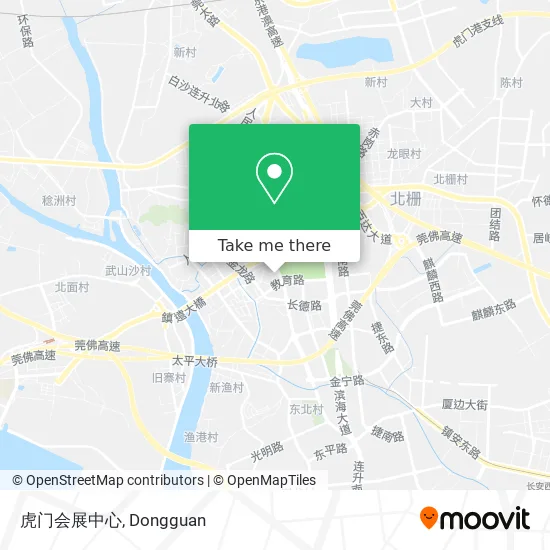 虎门会展中心 map