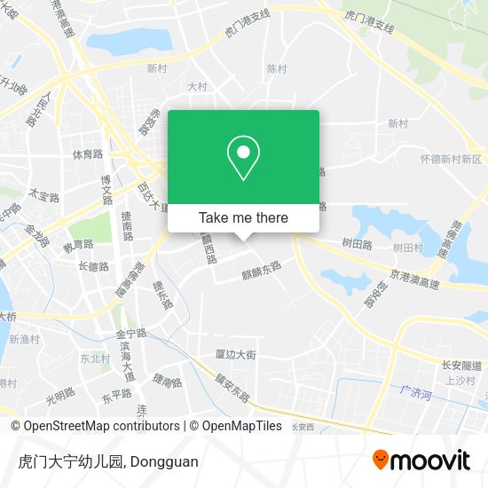 虎门大宁幼儿园 map
