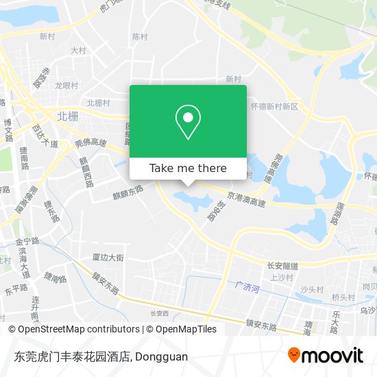 东莞虎门丰泰花园酒店 map