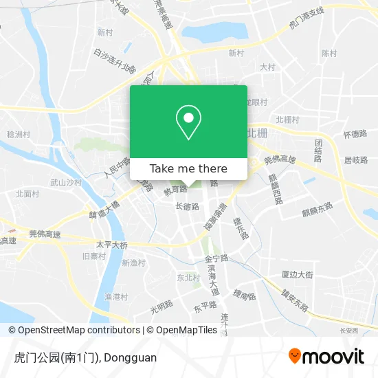 虎门公园(南1门) map