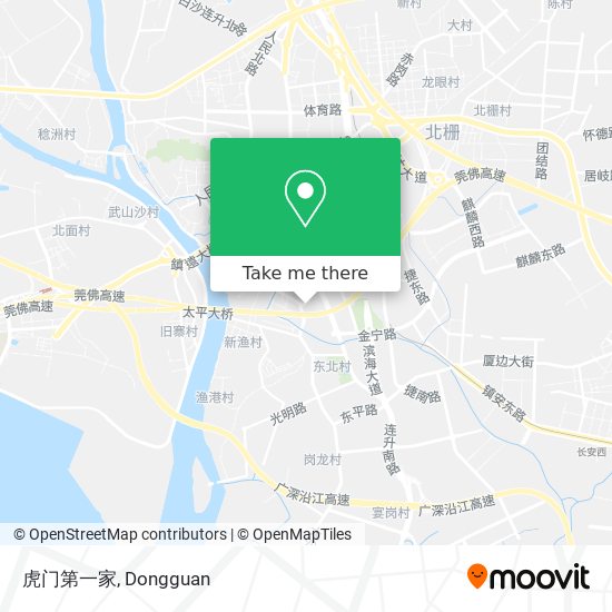 虎门第一家 map