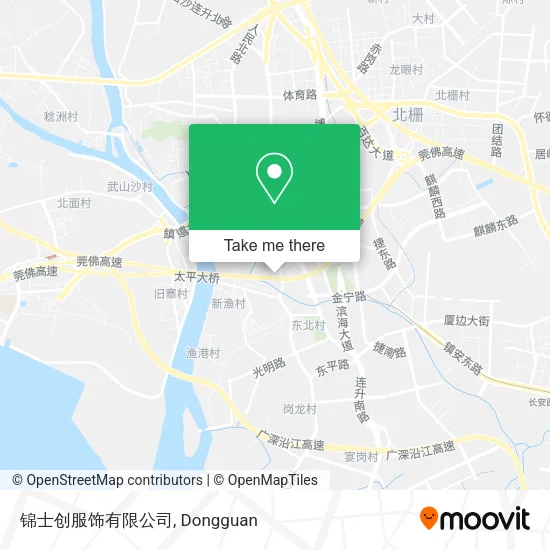 锦士创服饰有限公司 map