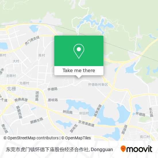 东莞市虎门镇怀德下庙股份经济合作社 map