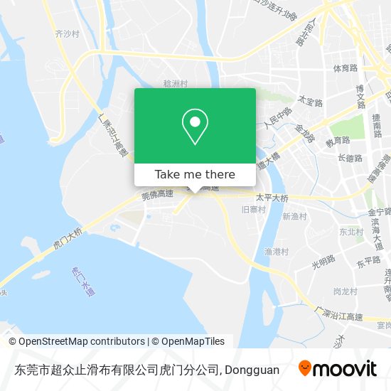 东莞市超众止滑布有限公司虎门分公司 map