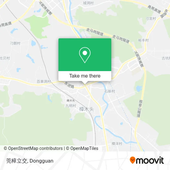 莞樟立交 map