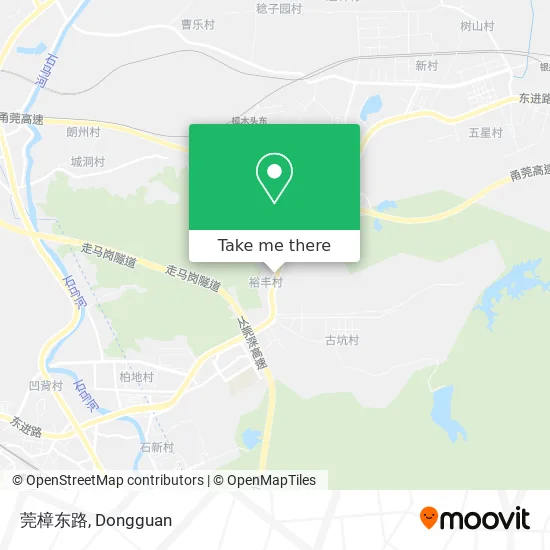 莞樟东路 map