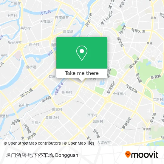 名门酒店-地下停车场 map