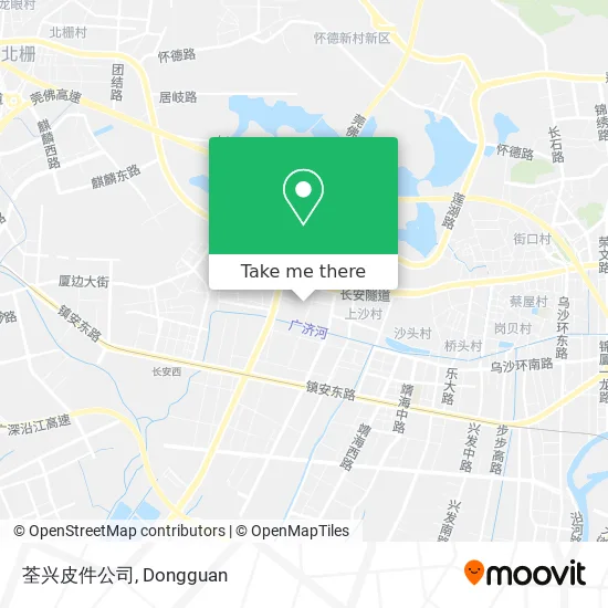荃兴皮件公司 map