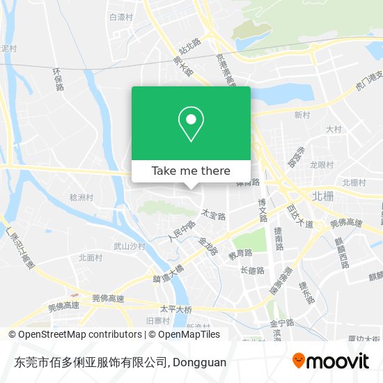 东莞市佰多俐亚服饰有限公司 map