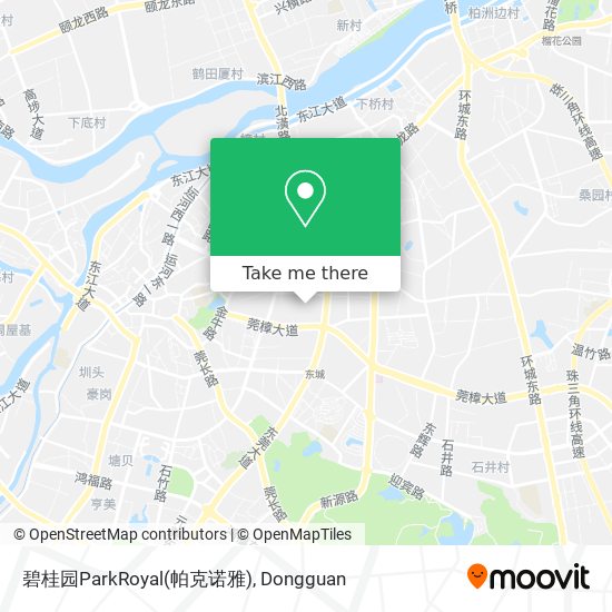 碧桂园ParkRoyal(帕克诺雅) map