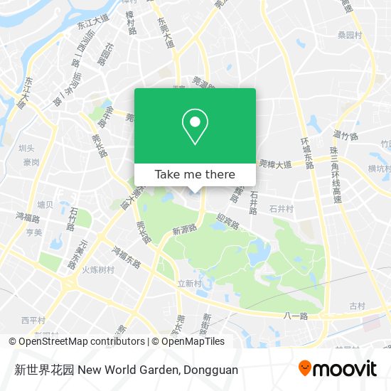 新世界花园 New World Garden map