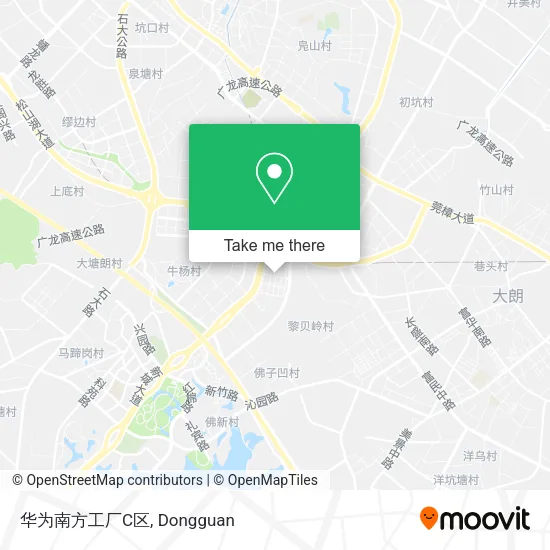华为南方工厂C区 map