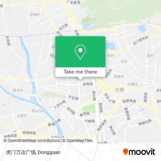 虎门万达广场 map