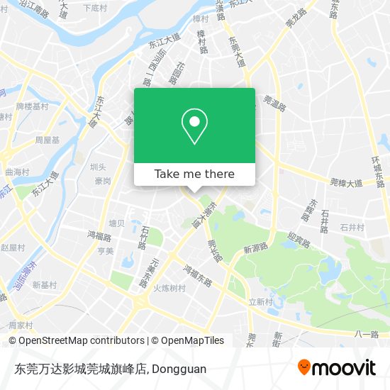 东莞万达影城莞城旗峰店 map