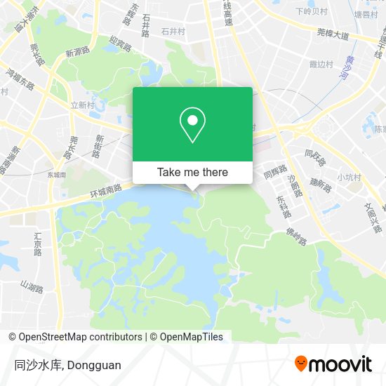 同沙水库 map
