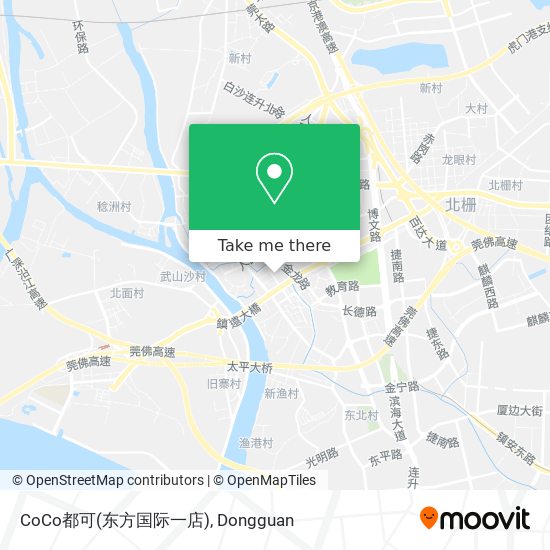 CoCo都可(东方国际一店) map