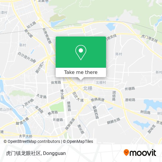 虎门镇龙眼社区 map