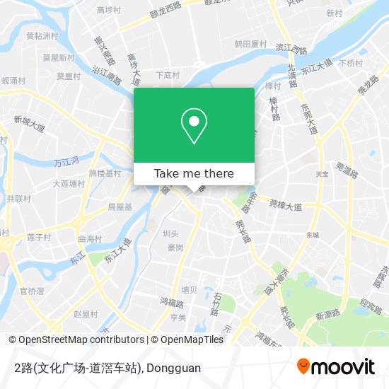 2路(文化广场-道滘车站) map