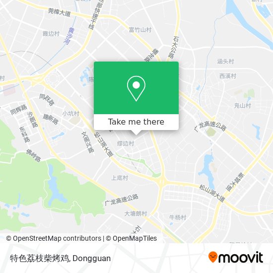 特色荔枝柴烤鸡 map