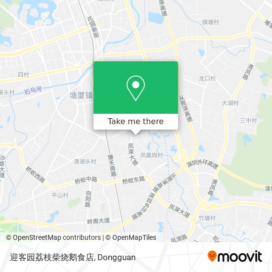 迎客园荔枝柴烧鹅食店 map