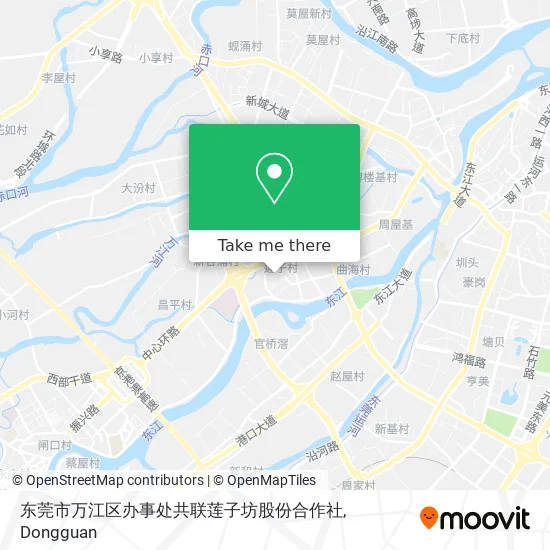 东莞市万江区办事处共联莲子坊股份合作社 map