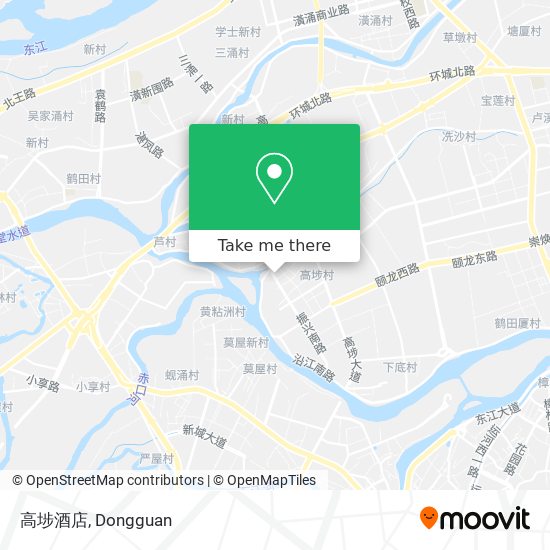 高埗酒店 map