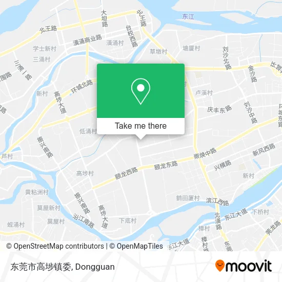 东莞市高埗镇委 map