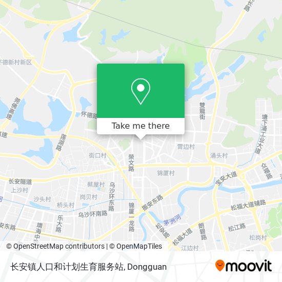 长安镇人口和计划生育服务站 map