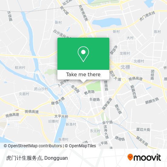 虎门计生服务点 map