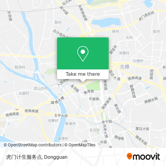 虎门计生服务点 map