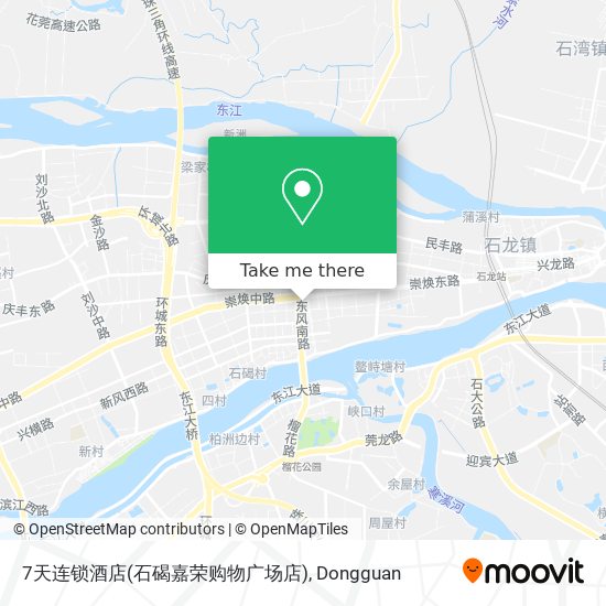 7天连锁酒店(石碣嘉荣购物广场店) map