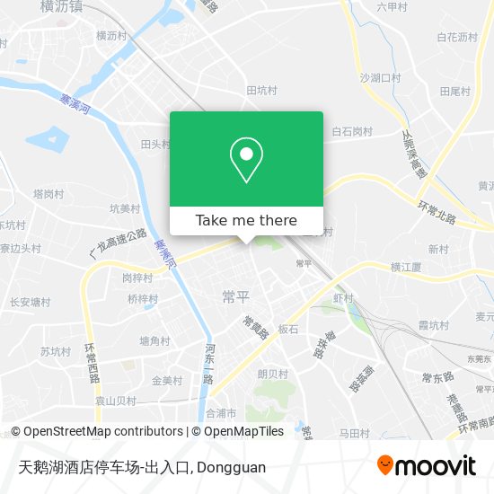 天鹅湖酒店停车场-出入口 map
