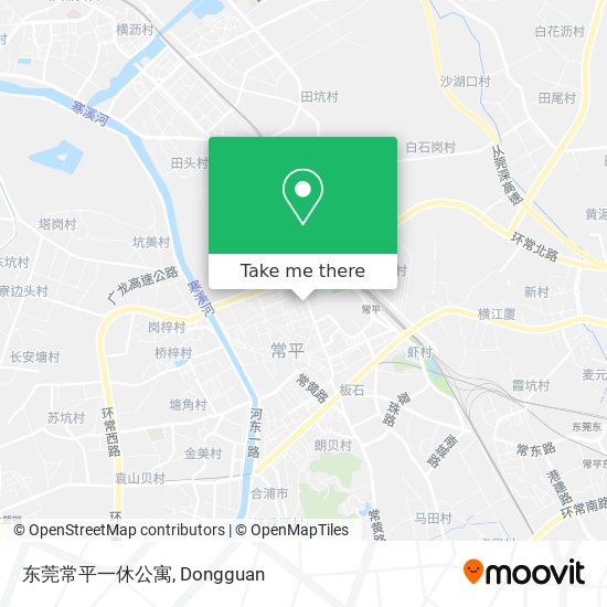 东莞常平一休公寓 map