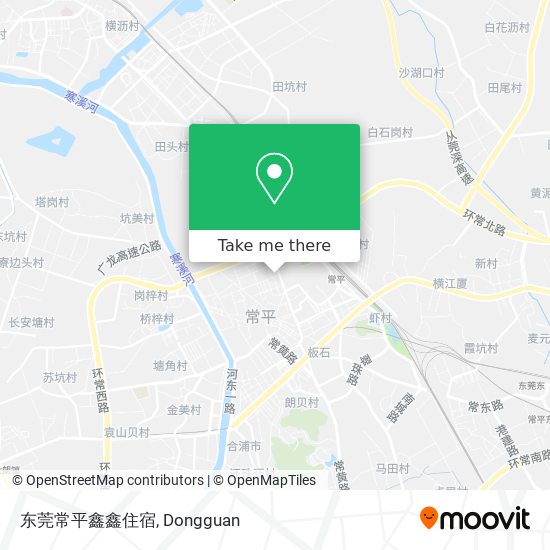 东莞常平鑫鑫住宿 map