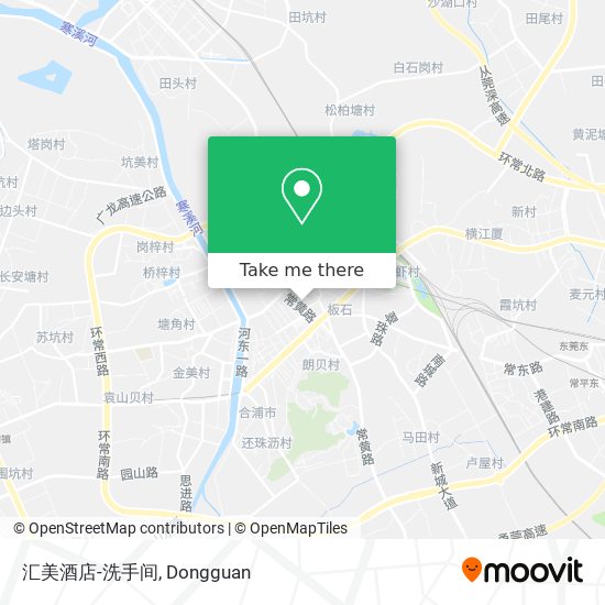 汇美酒店-洗手间 map