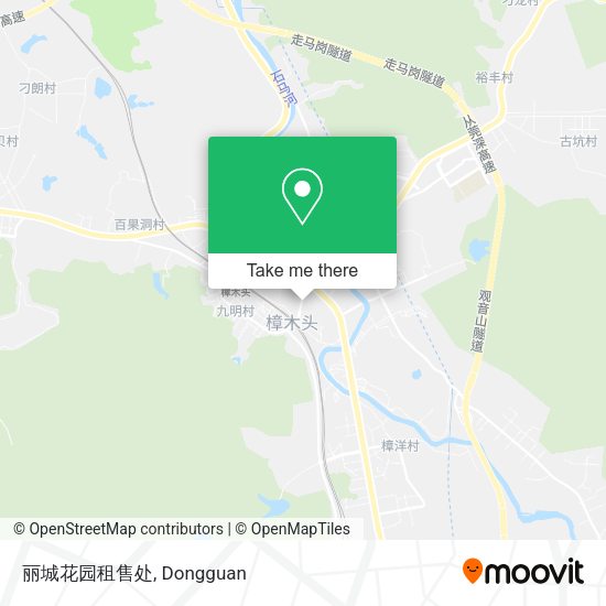 丽城花园租售处 map