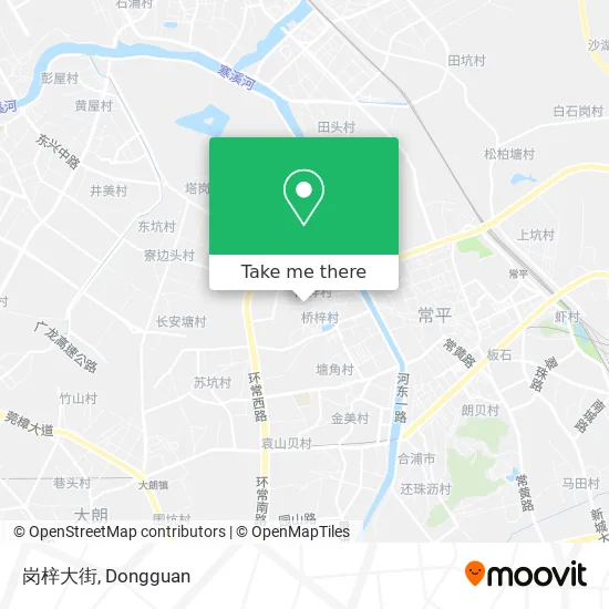 岗梓大街 map
