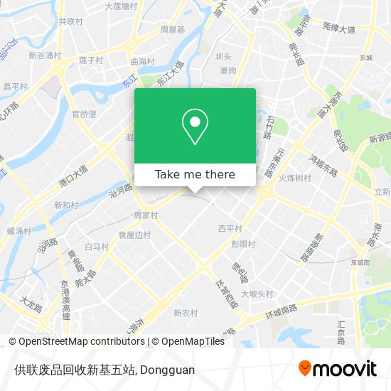 供联废品回收新基五站 map